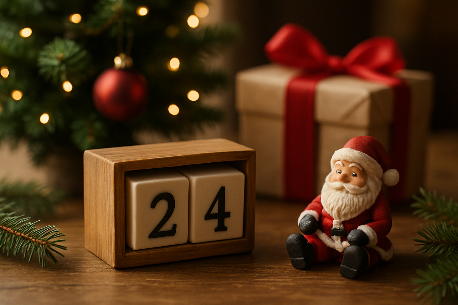 wie viele tage bis weihnachten - Illustration